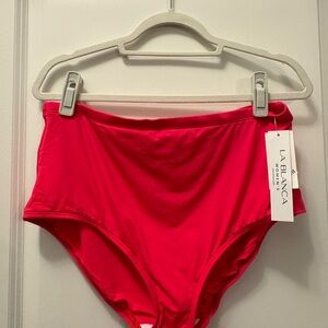 La Blanca Vibrant Hot Pink Bikini Bottom